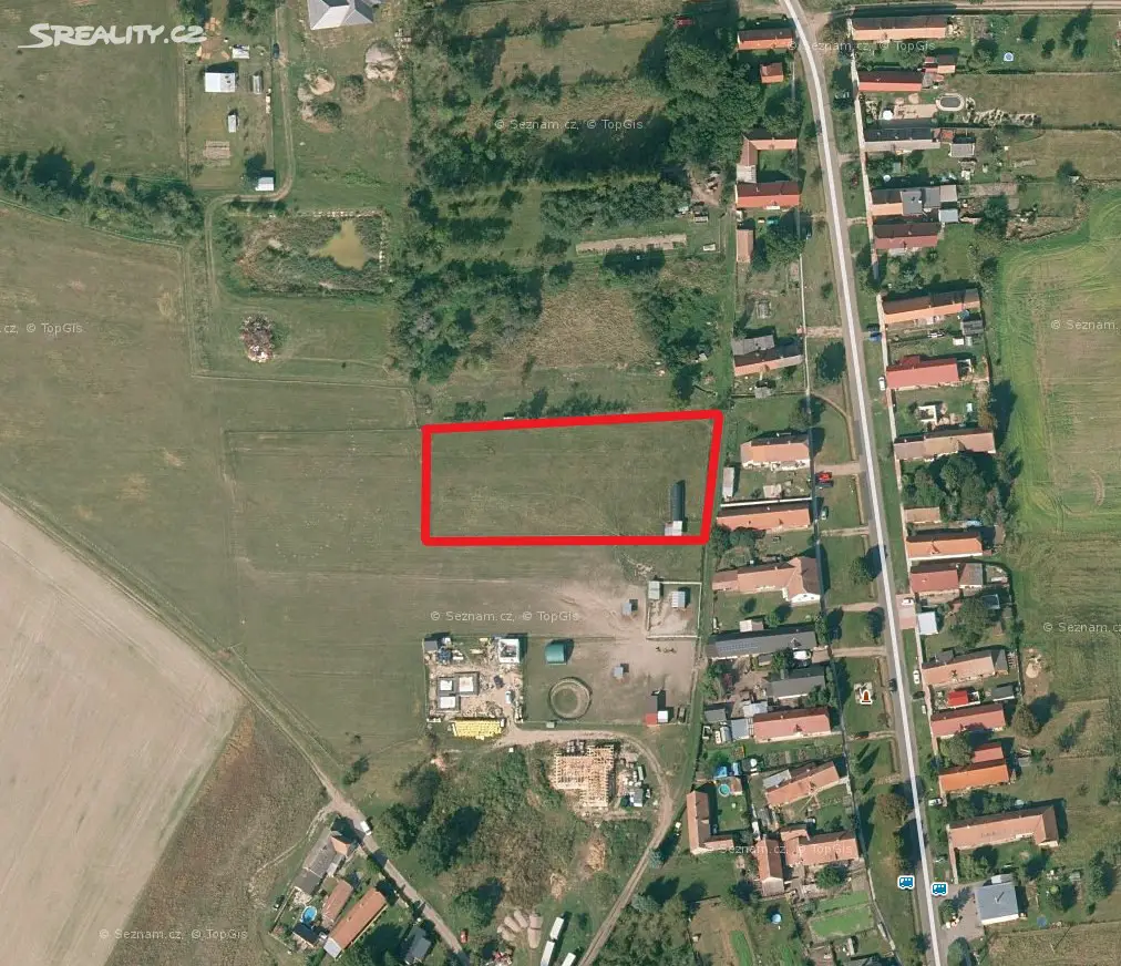 Prodej  stavebního pozemku 1 650 m², Tetov, okres Pardubice