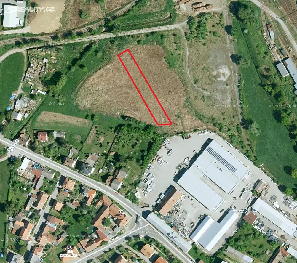 Prodej  komerčního pozemku 1 837 m², Skalice nad Svitavou, okres Blansko