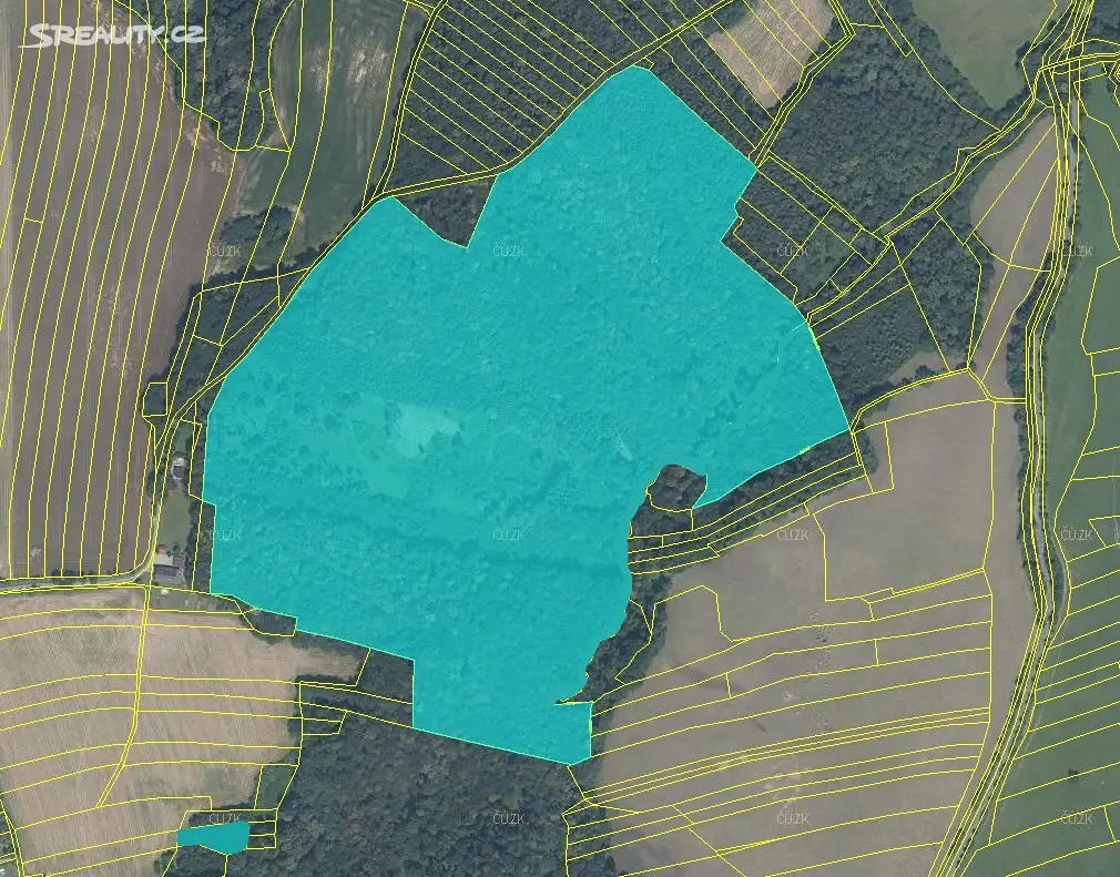 Prodej  lesa 23 889 m², Zámrsky, okres Přerov