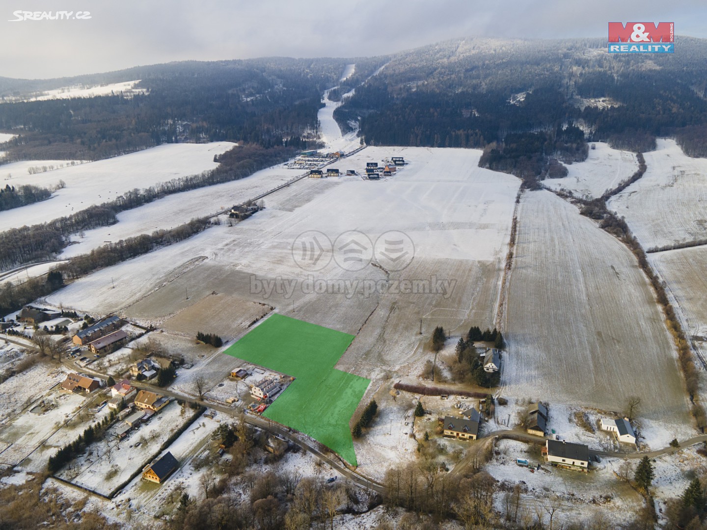 Prodej  stavebního pozemku 10 540 m², Červená Voda - Mlýnický Dvůr, okres Ústí nad Orlicí