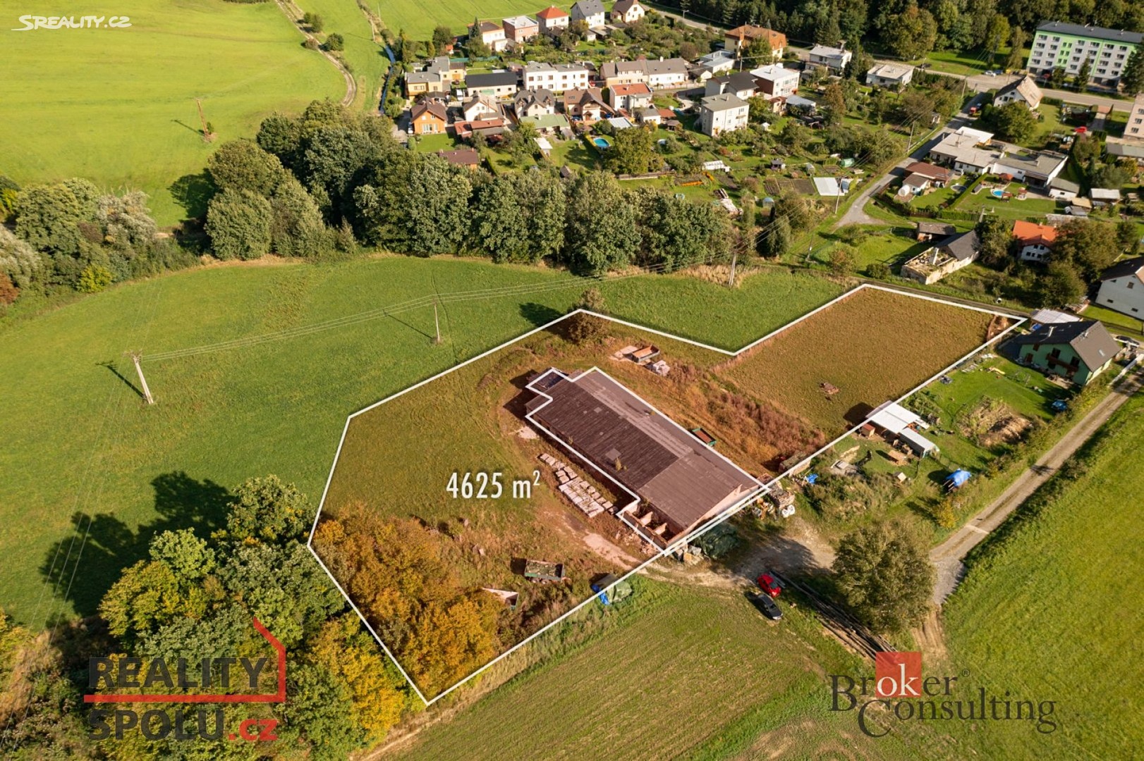 Prodej  stavebního pozemku 4 625 m², Hradec nad Moravicí, okres Opava
