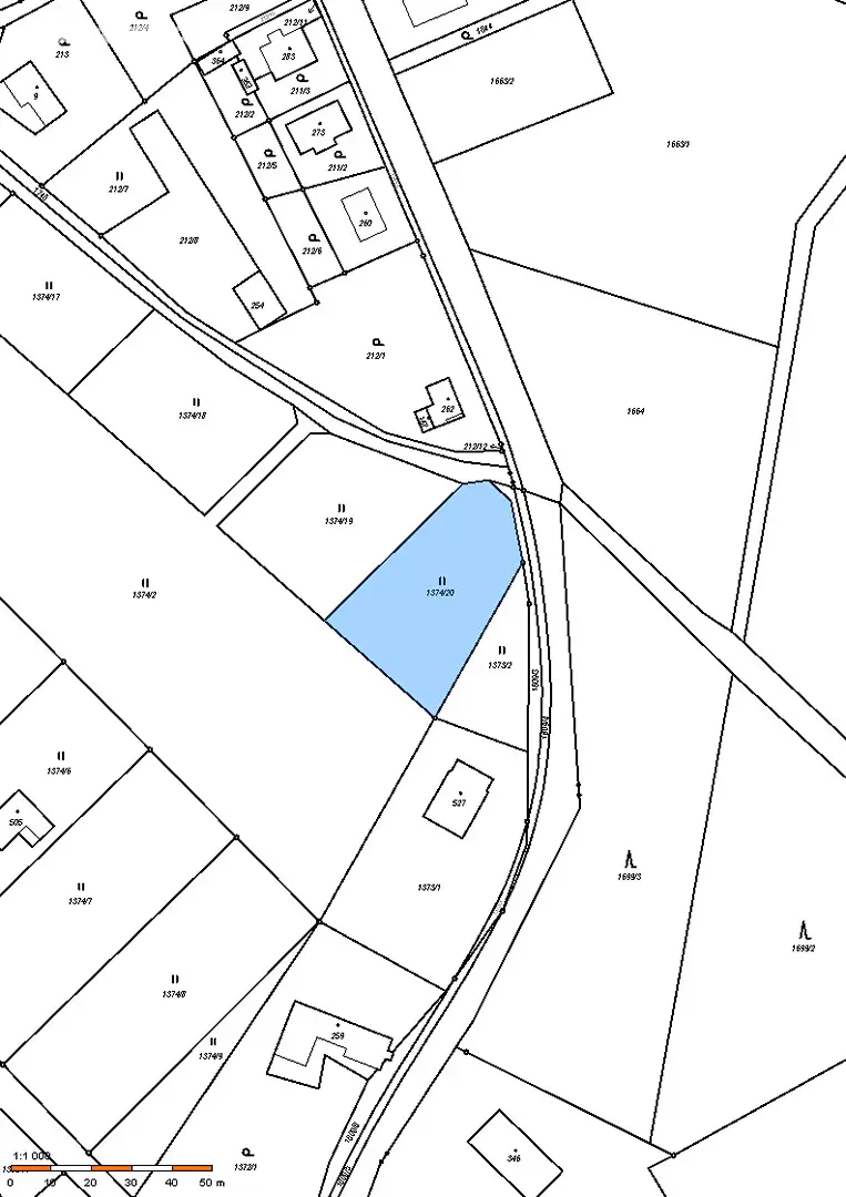 Prodej  stavebního pozemku 1 471 m², Vítězná, okres Trutnov