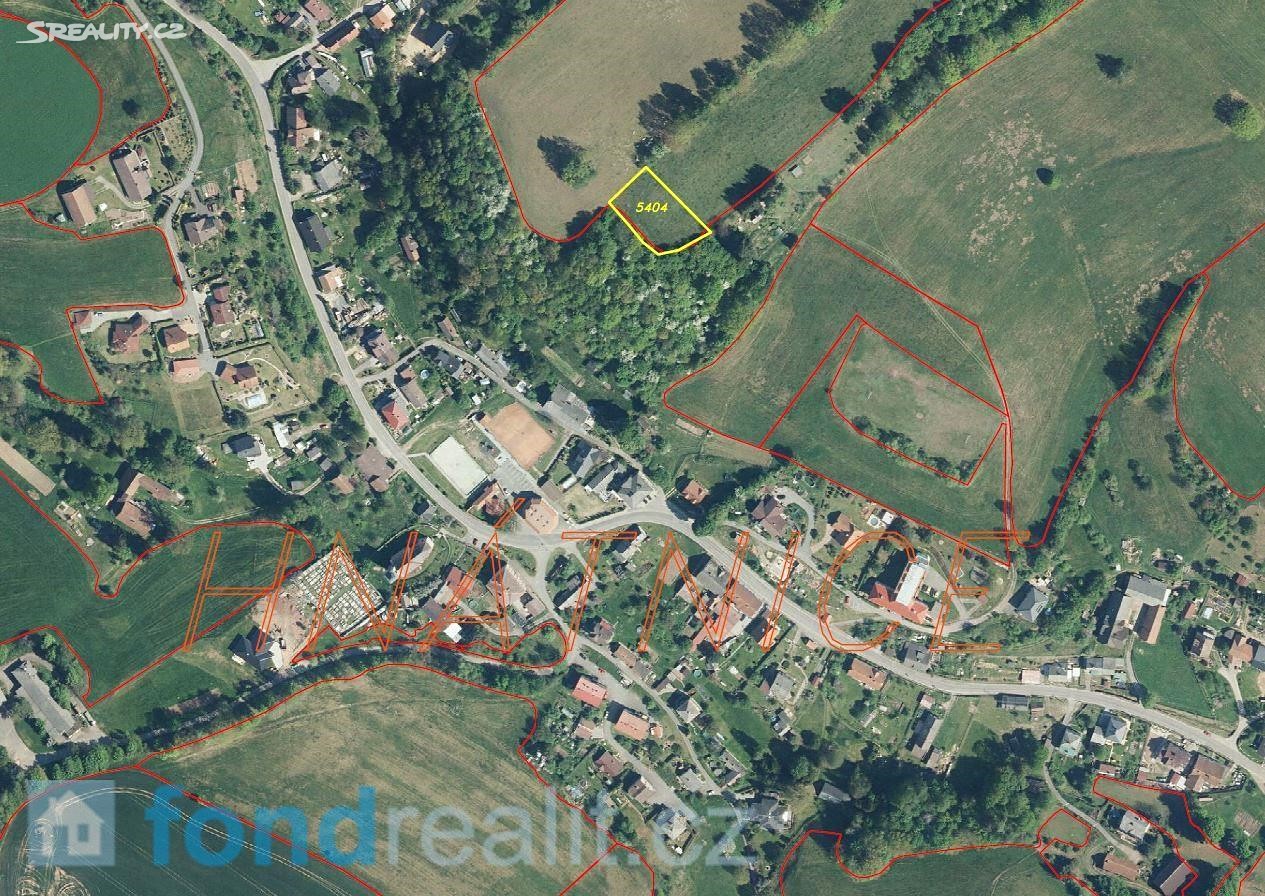 Prodej  pozemku 1 570 m², Hnátnice, okres Ústí nad Orlicí