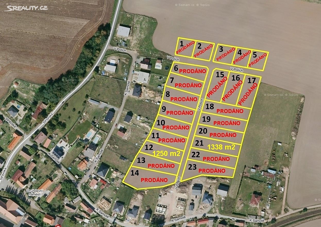 Prodej  stavebního pozemku 1 250 m², Heřmanova Huť, okres Plzeň-sever