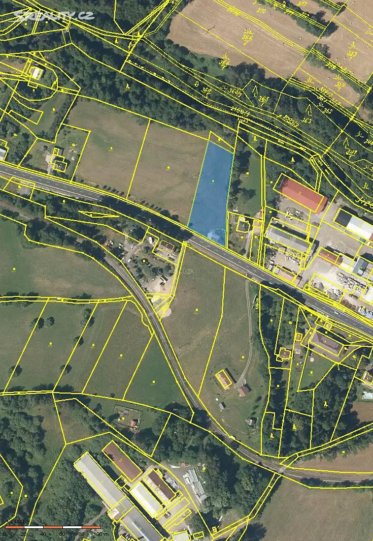 Prodej  stavebního pozemku 3 492 m², Víchová nad Jizerou - Horní Sytová, okres Semily