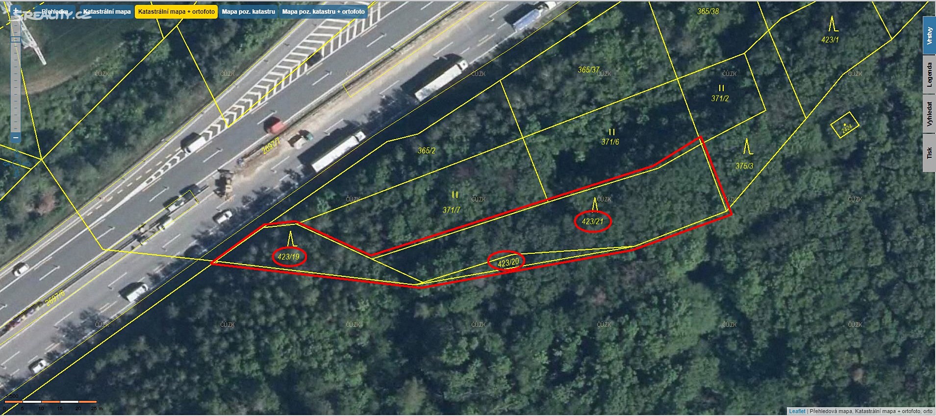 Prodej  lesa 7 587 m², Beroun, okres Beroun