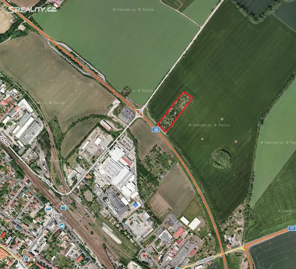 Prodej  zahrady 2 467 m², Čáslav, okres Kutná Hora