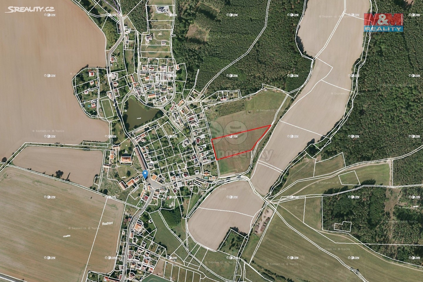 Prodej  pole 10 500 m², Rochlov, okres Plzeň-sever
