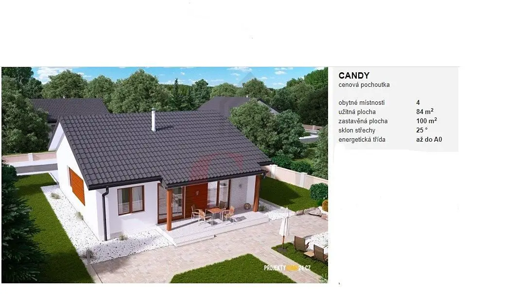 Prodej  projektu na klíč 84 m², pozemek 279 m², Předenice, okres Plzeň-jih