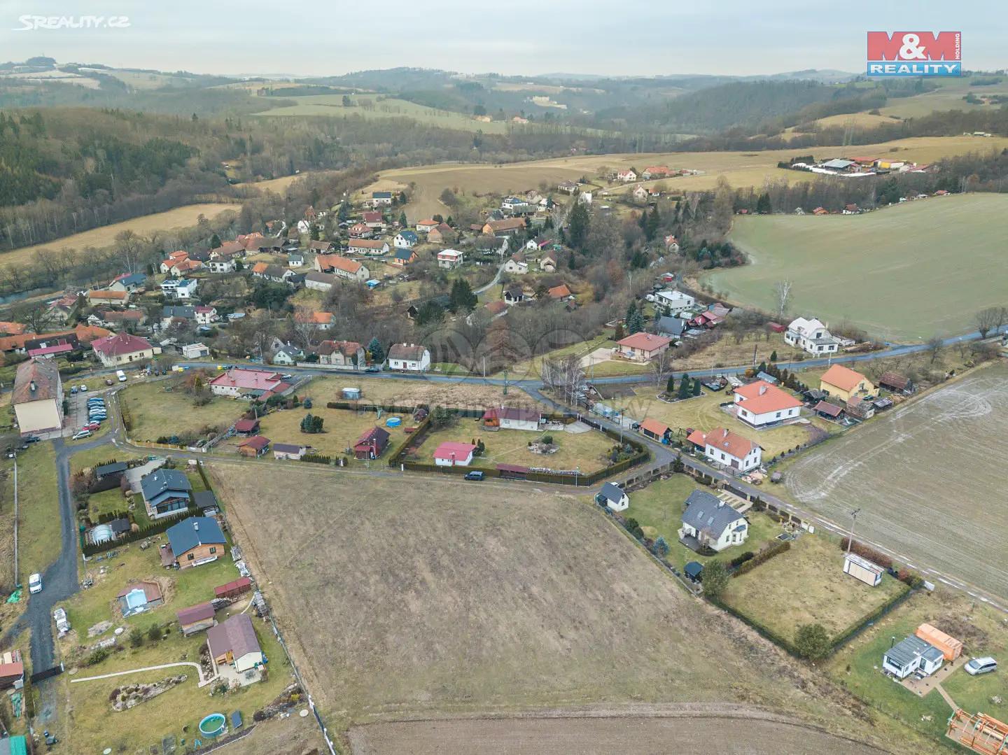 Prodej  stavebního pozemku 1 868 m², Soběšín, okres Kutná Hora