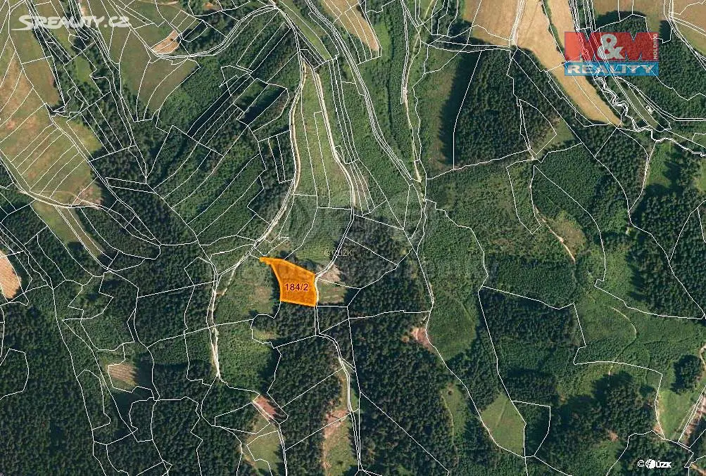 Prodej  lesa 4 855 m², Lhota u Vsetína, okres Vsetín