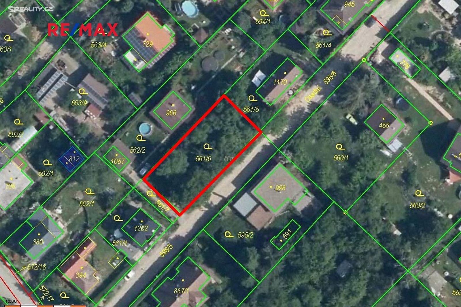 Prodej  stavebního pozemku 558 m², Říčany, okres Praha-východ