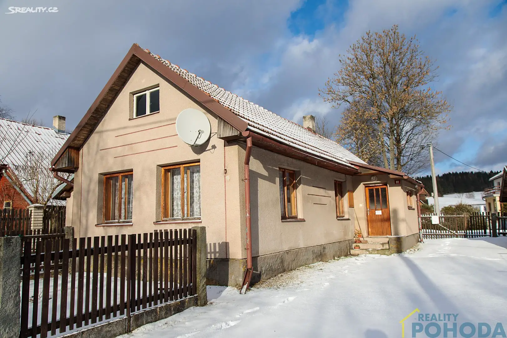 Prodej  rodinného domu 100 m², pozemek 542 m², Chlumětín, okres Žďár nad Sázavou