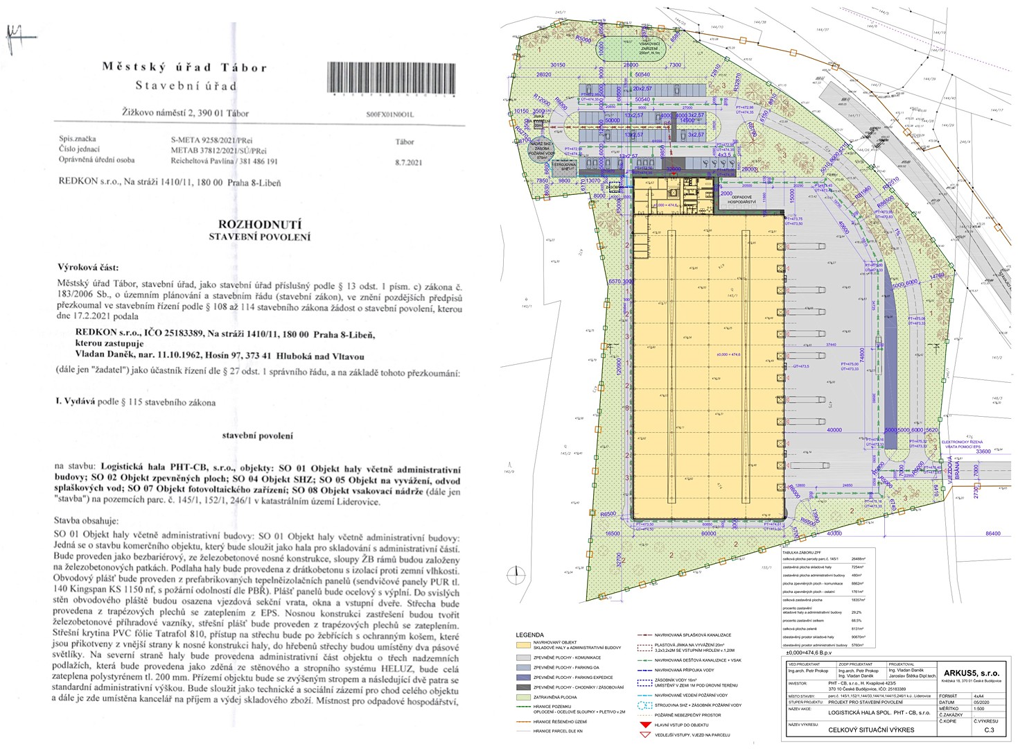 Prodej  komerčního pozemku 32 000 m², Chotoviny - Liderovice, okres Tábor