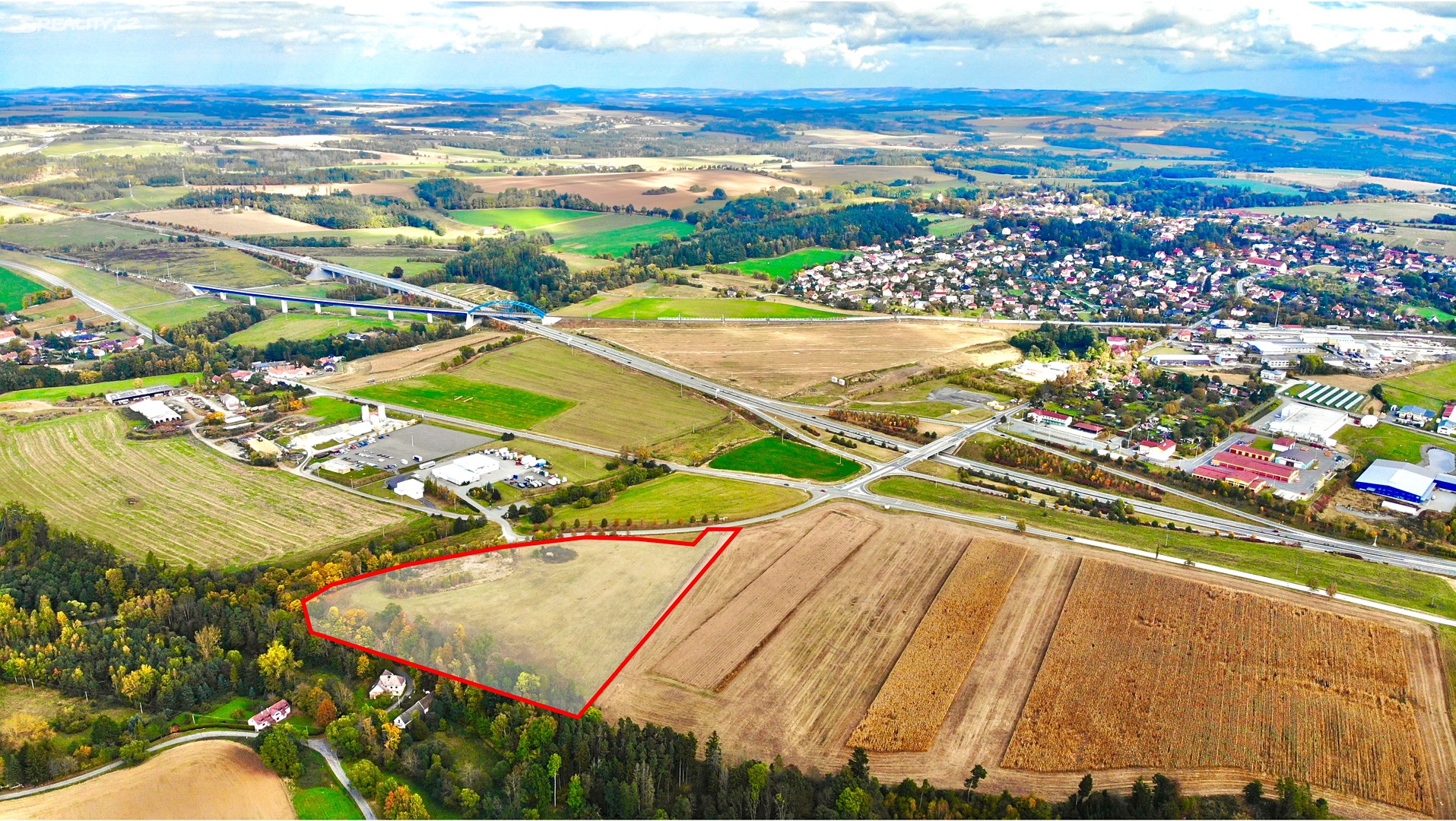 Prodej  komerčního pozemku 32 000 m², Tábor, okres Tábor