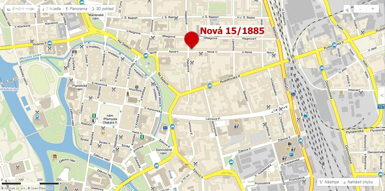 Pronájem bytu 3+kk 75 m² (Podkrovní), Nová, České Budějovice - České Budějovice 3