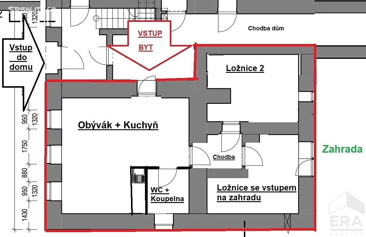 Pronájem bytu 3+kk 69 m², Slovenského nár. povstání, Rumburk - Rumburk 1