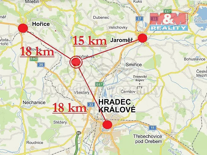 Hořiněves, okres Hradec Králové