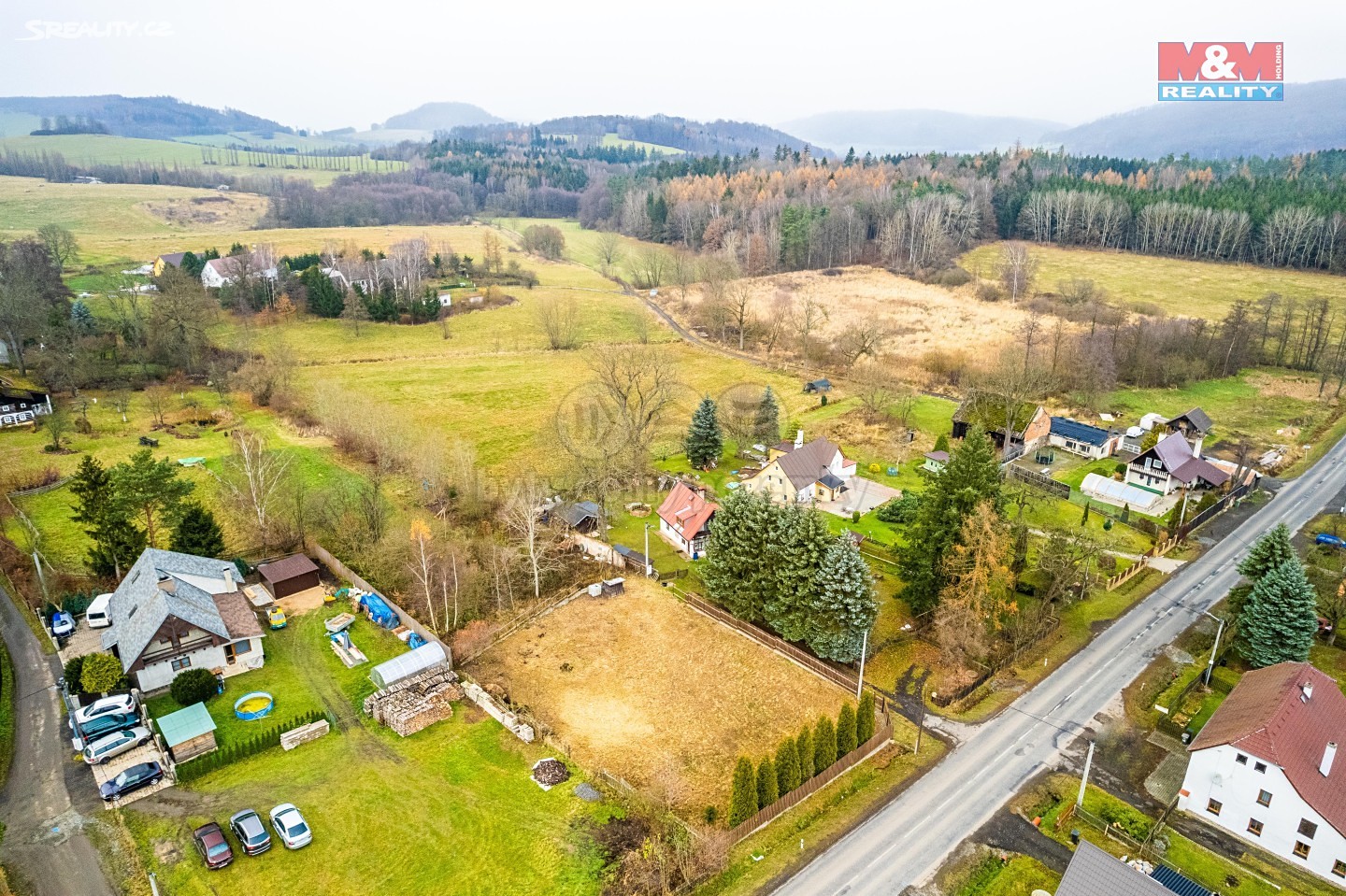 Prodej  stavebního pozemku 998 m², Velká Bukovina - Karlovka, okres Děčín