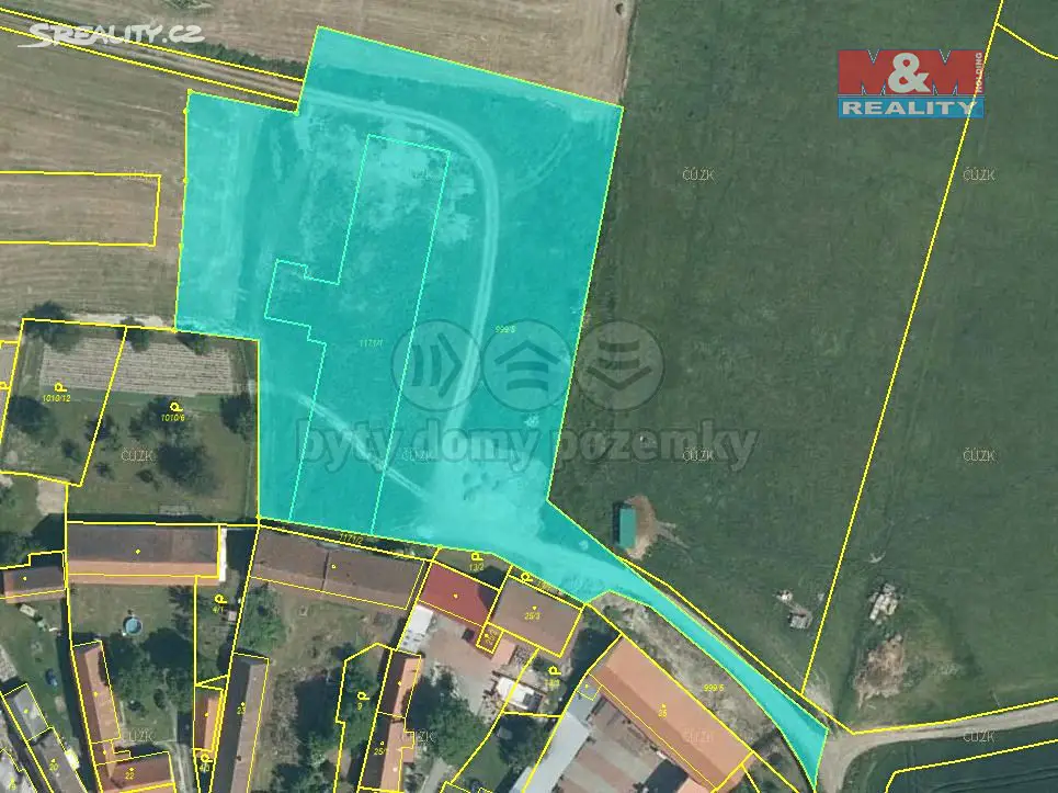 Prodej  stavebního pozemku 10 605 m², Velký Malahov - Ostromeč, okres Domažlice