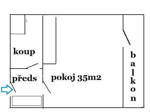 Pronájem bytu 1+kk 48 m², Mojmírovo náměstí, Brno - Královo Pole