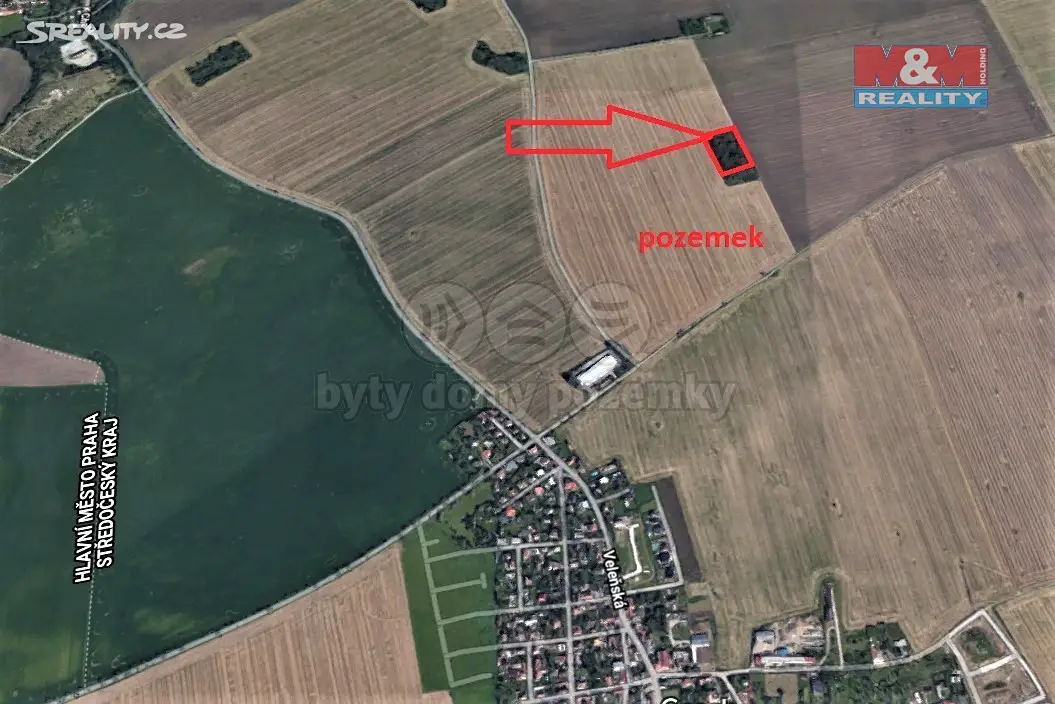 Prodej  pozemku 6 499 m², Přezletice, okres Praha-východ