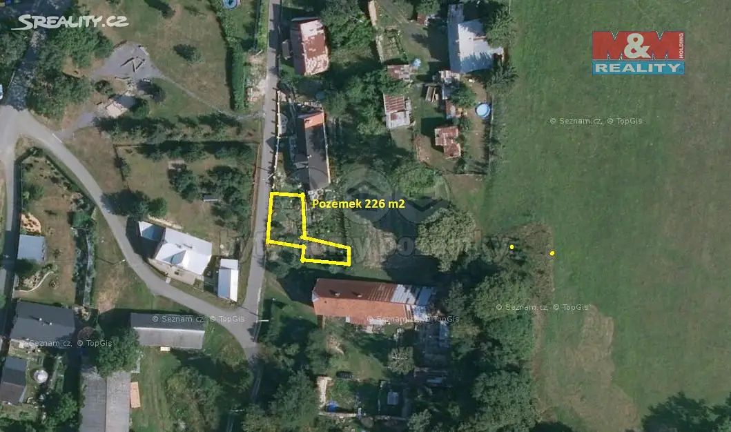 Prodej  zahrady 226 m², Svatoňovice, okres Opava