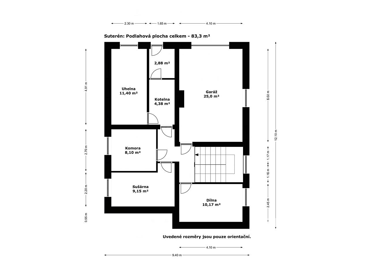 Prodej  rodinného domu 283 m², pozemek 832 m², Hrochův Týnec, okres Chrudim