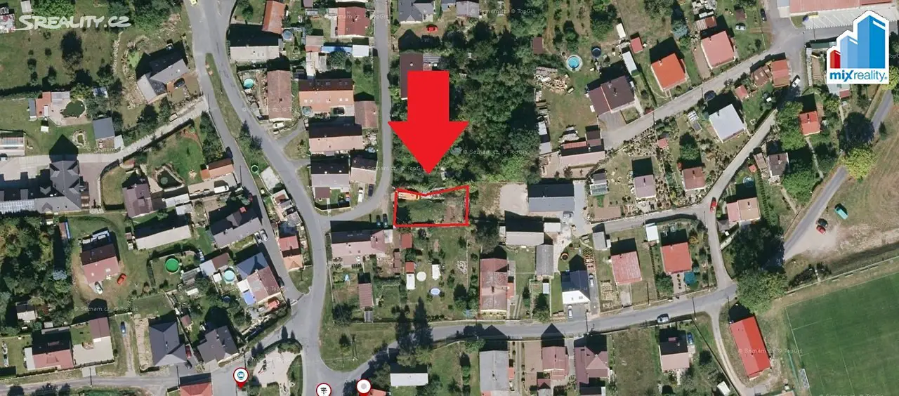Prodej  stavebního pozemku 454 m², Studánka, okres Tachov