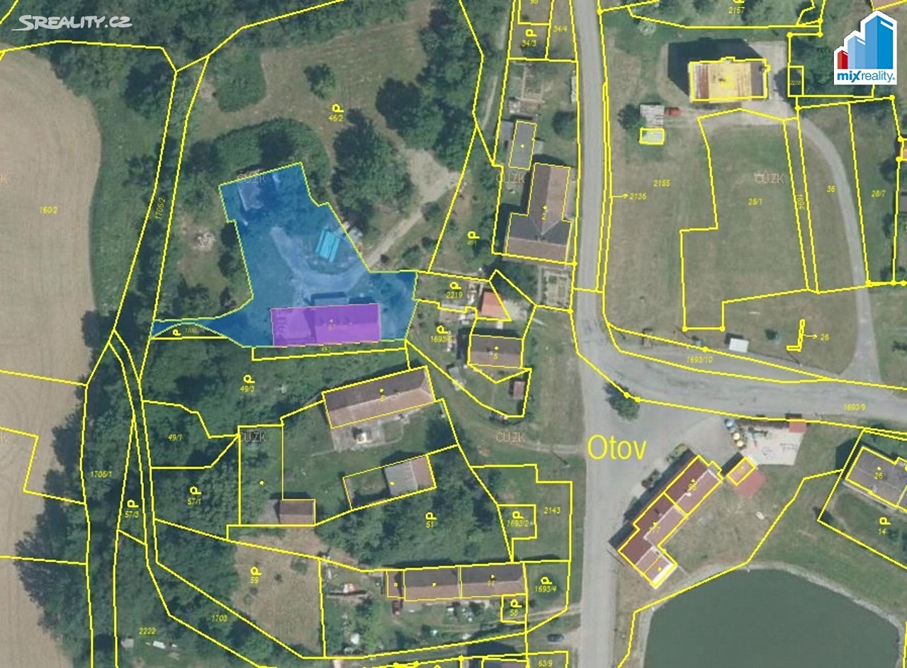 Prodej  stavebního pozemku 6 000 m², Otov, okres Domažlice