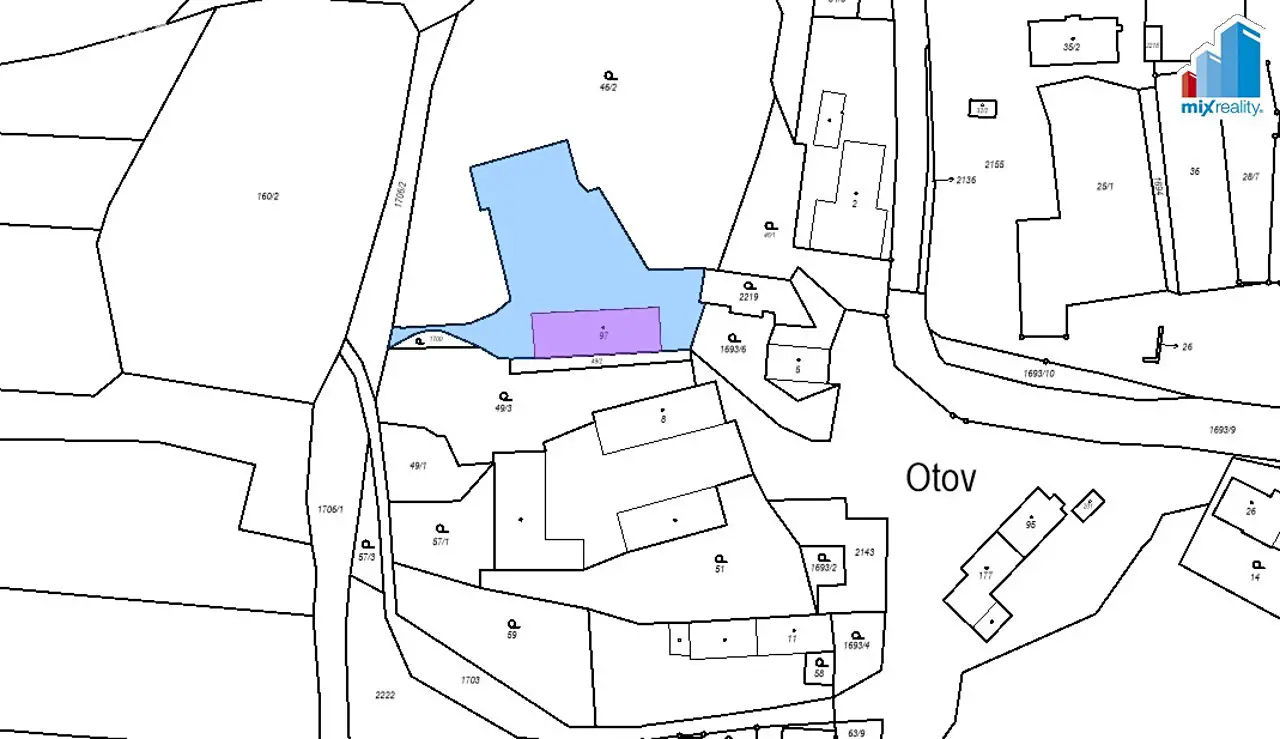 Prodej  stavebního pozemku 6 000 m², Otov, okres Domažlice