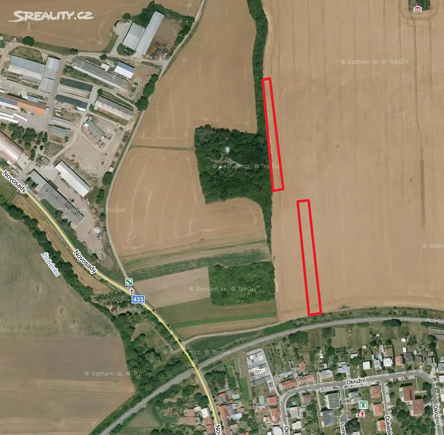 Prodej  pole 3 706 m², Němčice nad Hanou, okres Prostějov