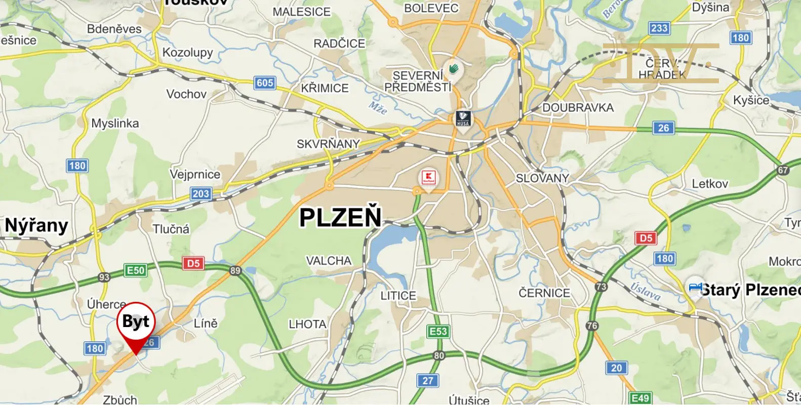 K Letišti, Zbůch, okres Plzeň-sever