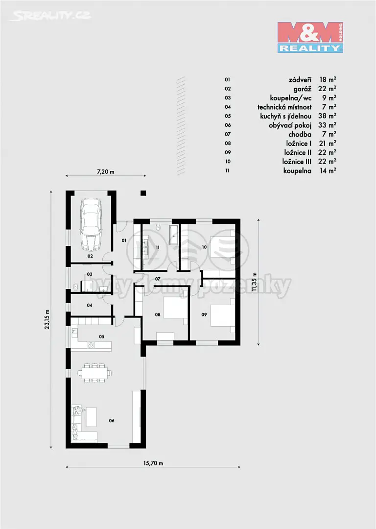 Prodej  rodinného domu 191 m², pozemek 1 027 m², Třebívlice, okres Litoměřice