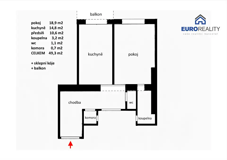 Prodej bytu 1+1 49 m², Ruská, Praha 10 - Vršovice