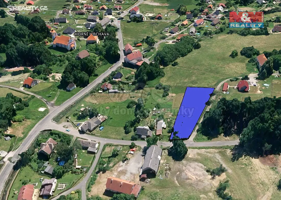 Prodej  stavebního pozemku 2 224 m², Horní Libchava, okres Česká Lípa