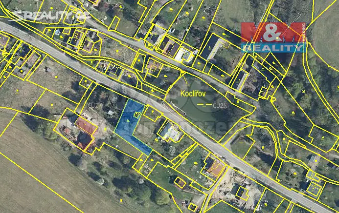 Prodej  stavebního pozemku 1 061 m², Koclířov, okres Svitavy