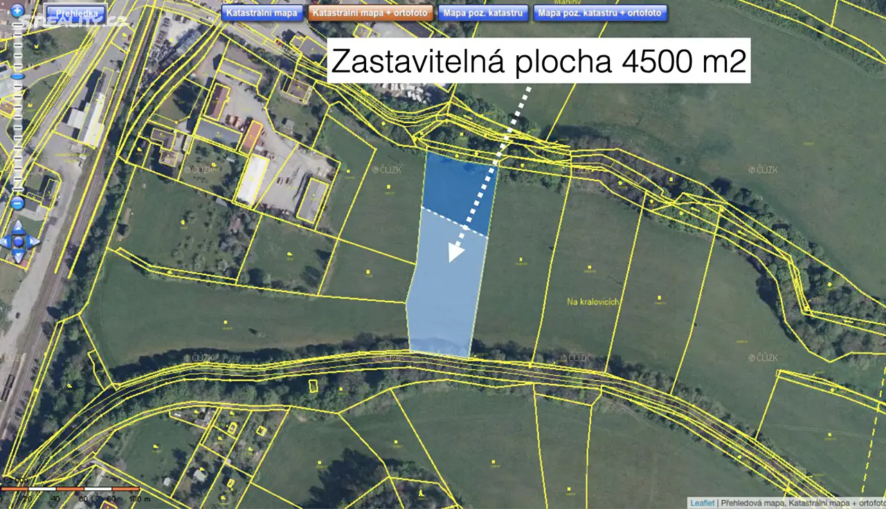 Prodej  stavebního pozemku 7 156 m², Volyně, okres Strakonice