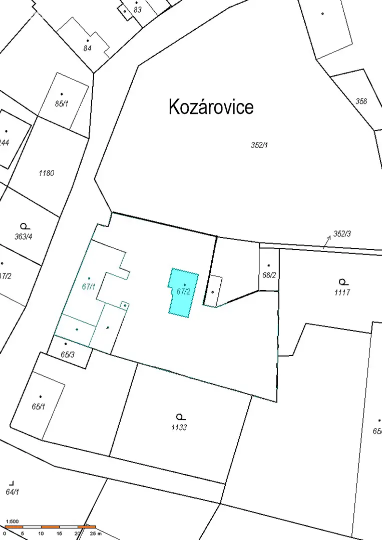 Prodej  rodinného domu 65 m², pozemek 1 m², Kozárovice, okres Příbram