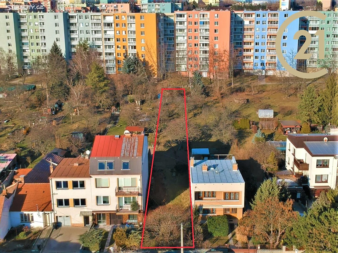 Prodej  stavebního pozemku 685 m², Svah, Brno - Starý Lískovec