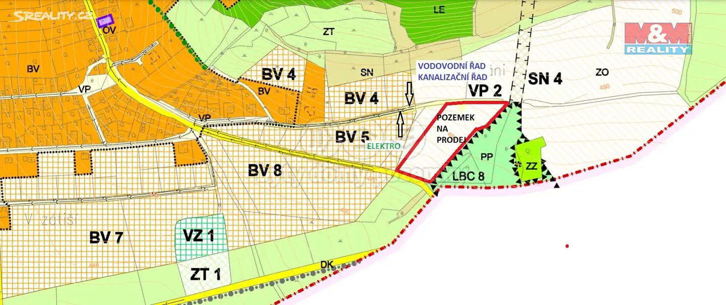 Prodej  stavebního pozemku 11 597 m², Kublov, okres Beroun
