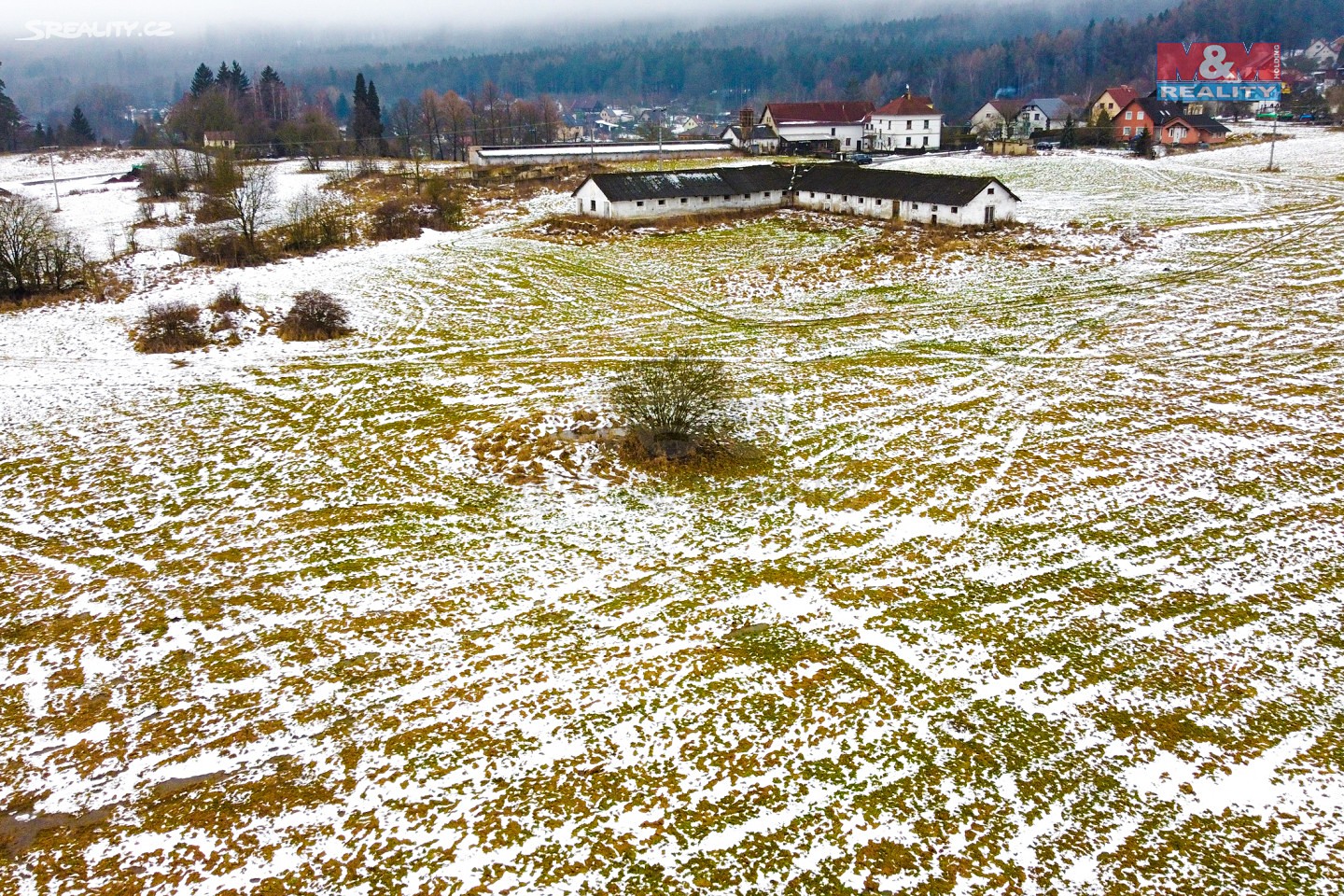 Prodej  stavebního pozemku 1 045 m², Okrouhlá, okres Česká Lípa