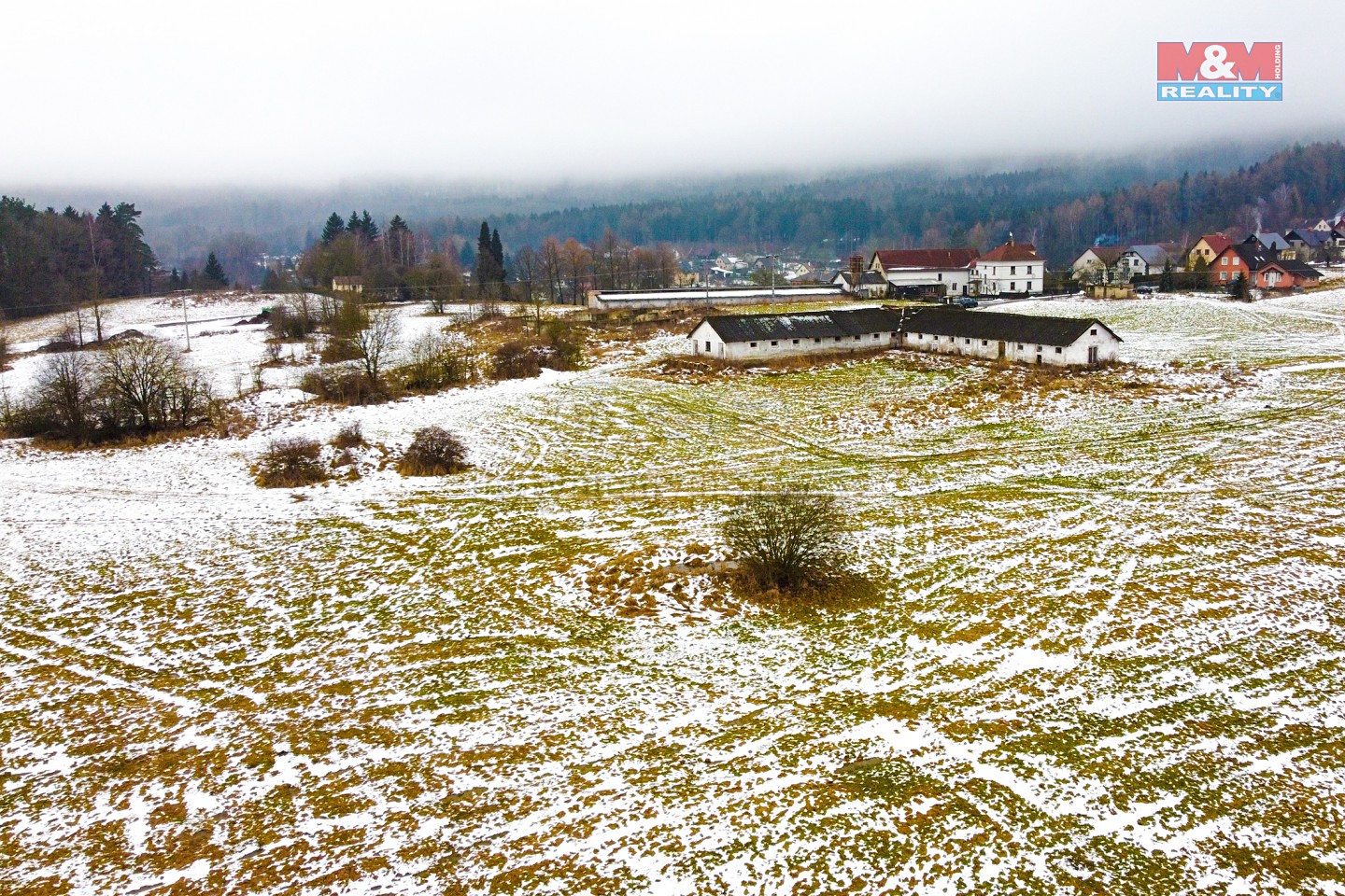 Prodej  stavebního pozemku 1 698 m², Okrouhlá, okres Česká Lípa