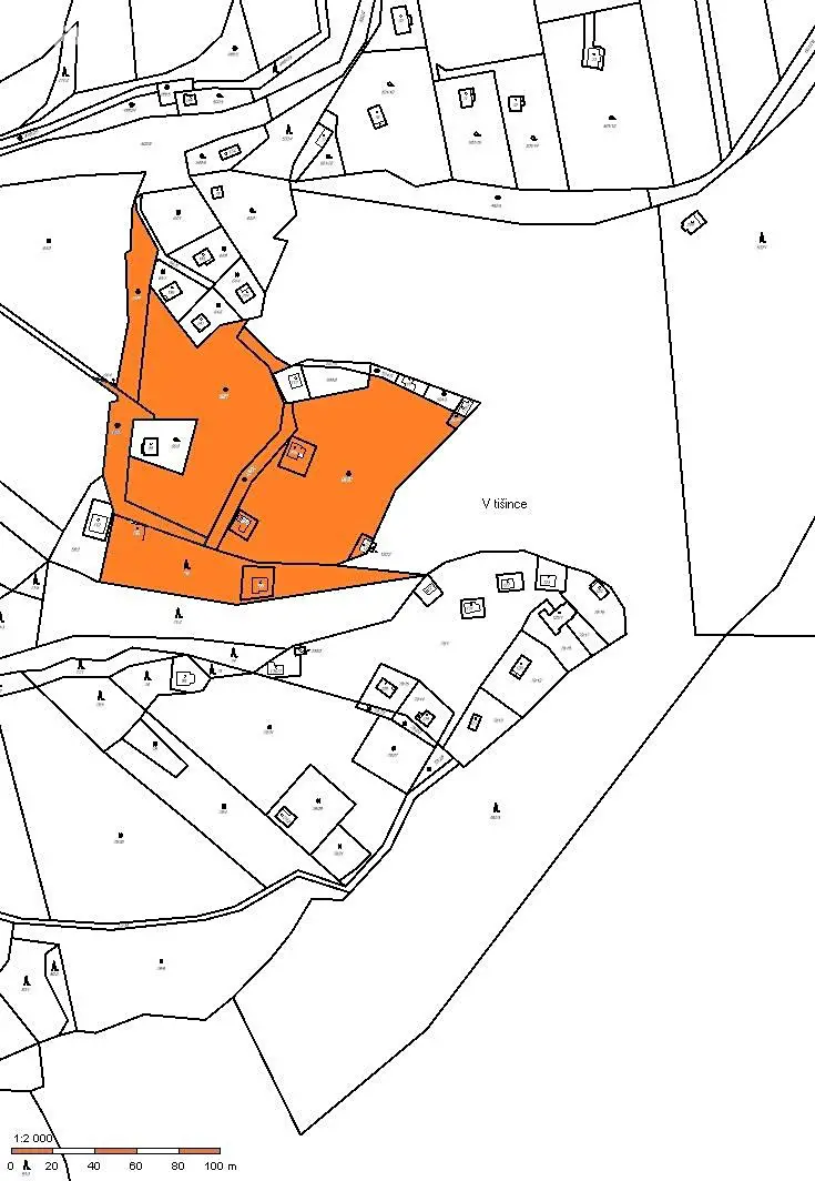 Prodej  pozemku 16 276 m², Chocerady, okres Benešov