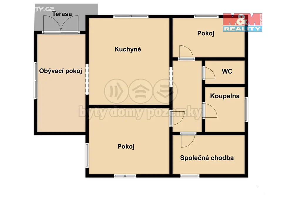 Pronájem bytu 3+kk 97 m², V Oudolí, Písek
