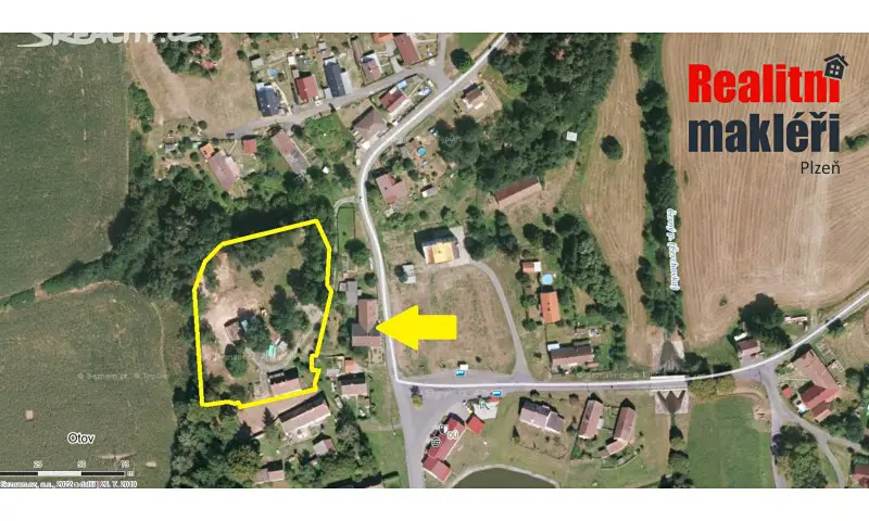 Prodej  rodinného domu 100 m², pozemek 6 153 m², Otov, okres Domažlice