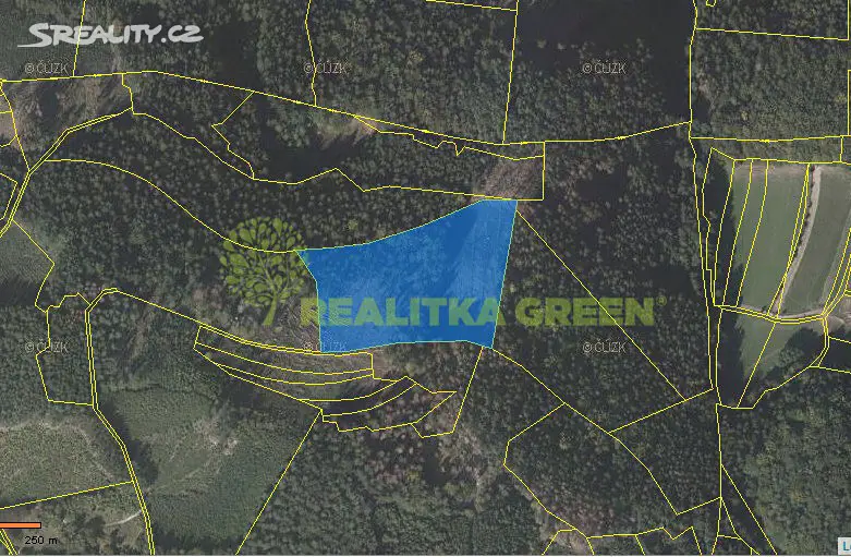 Prodej  lesa 21 209 m², Růžďka, okres Vsetín