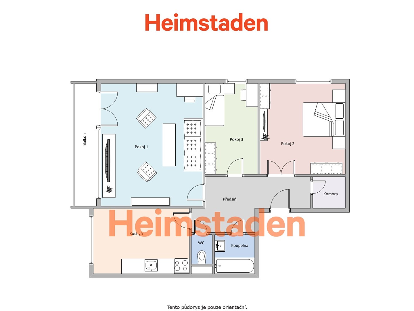 Pronájem bytu 3+1 69 m², Dlouhá třída, Havířov - Podlesí