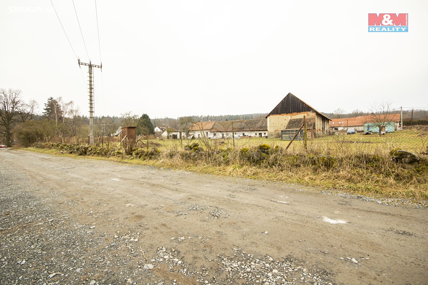 Prodej  stavebního pozemku 1 116 m², Netvořice - Dunávice, okres Benešov