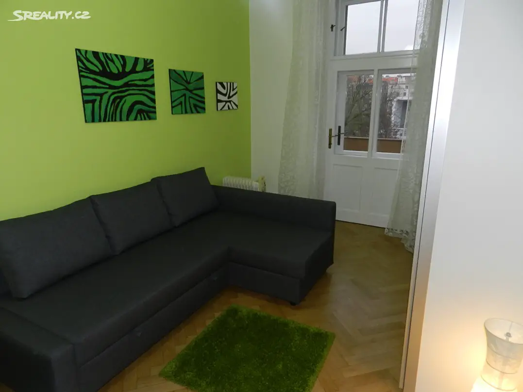 Pronájem bytu 1+kk 25 m², Fibichova, Praha 3 - Žižkov